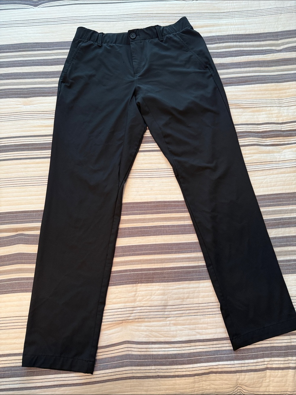 Men's Black Stretch Golf Pants 32x32